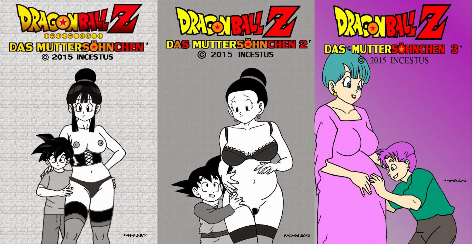 DragonBall Z – Mama’s Boy 1-2-3 Porn Comic