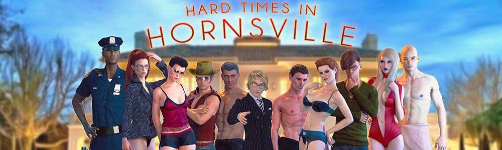 Hard Times in Hornstown Version 4.0 by Unlikely Porn Game
