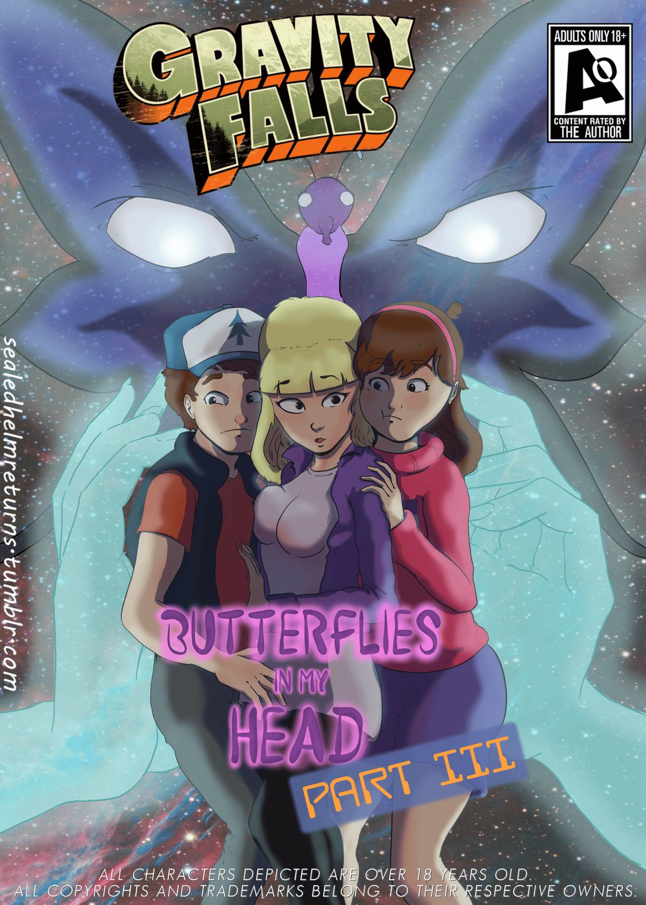 SealedHelm - Butterflies In My Head Part 3 (Gravity Falls) Porn Comic