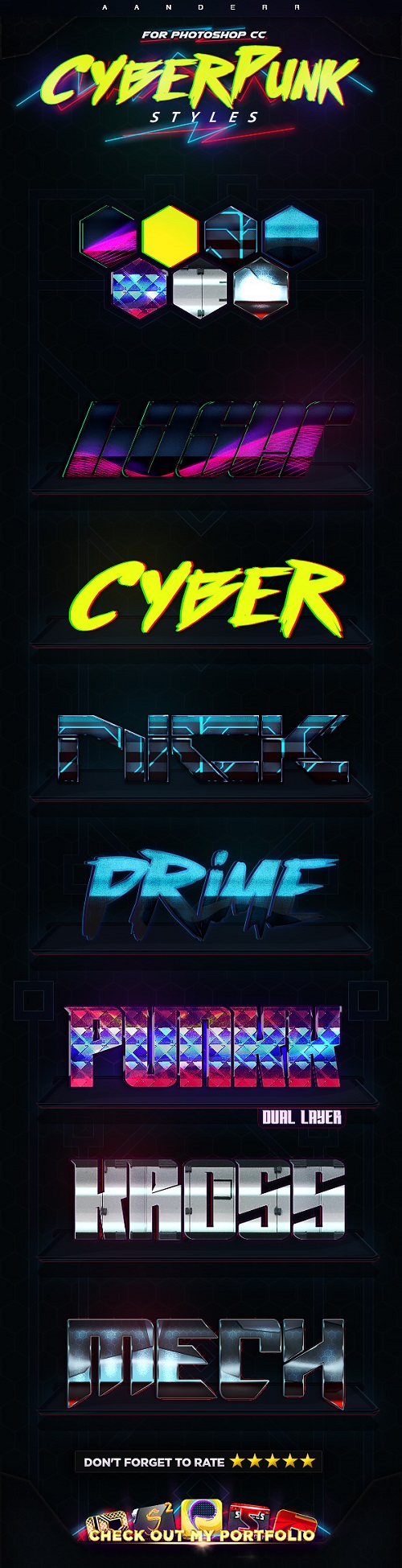 Cyberpunk text style psd фото 40