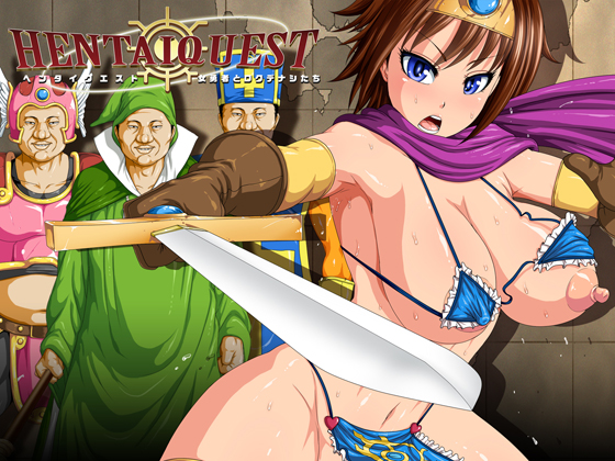 HENTAI QUEST ~The Female Hero & Her Good For Nothing Party v.1.0 by ONEONE1 (jap/cen) Porn Game